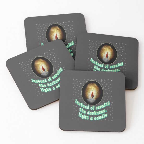 Item preview,  better to light a candle than to curse the darkness. Quote from Lao-Tsu designed and sold by Tiziza.