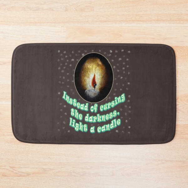 Item preview,  better to light a candle than to curse the darkness. Quote from Lao-Tsu designed and sold by Tiziza.