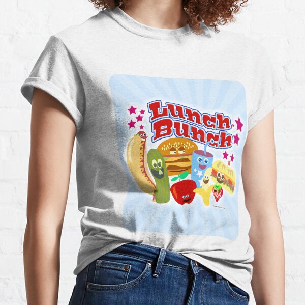 The Lunch Bunch Cute Cartoon Food Pals Classic T-Shirt