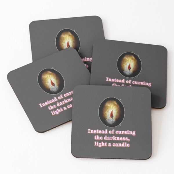 Item preview,  better to light a candle than to curse the darkness. Quote from Lao-Tsu designed and sold by Tiziza.