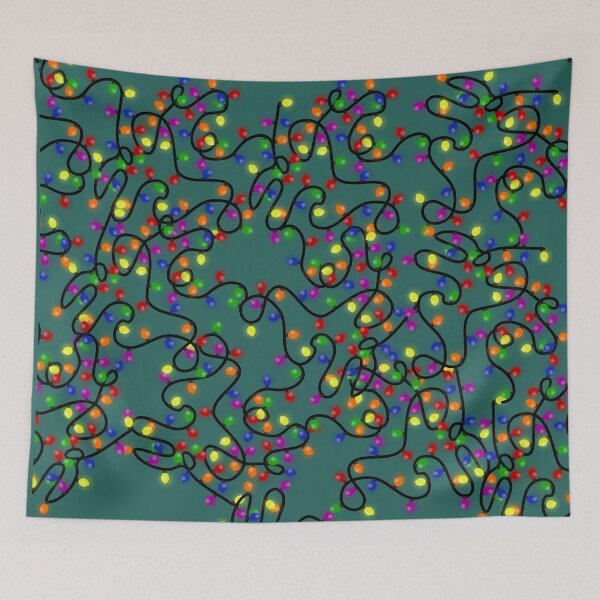 Item preview, colorful chistmas lights designed and sold by SprinT-Shirt.