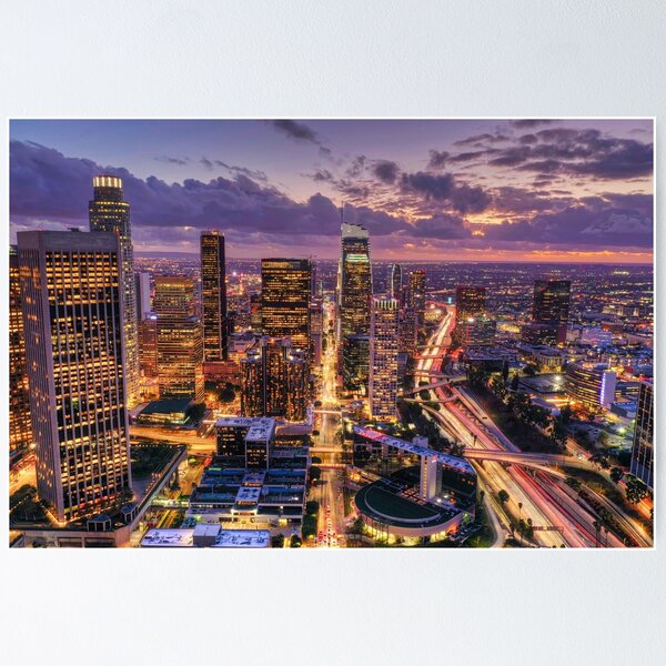 Item preview, los angeles at night designed and sold by Iskanderox.