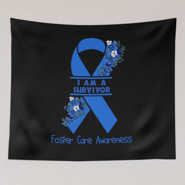Item preview, I Am A Suvivor Ribbon Foster Care Awareness designed and sold by heppenp.