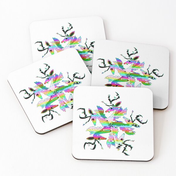 Item preview, Rainbow Glitch Deer designed and sold by Lindsay Scanlan.