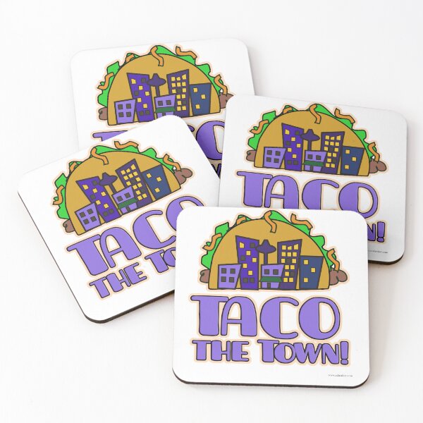 Item preview, Taco the Town Funny Mexican Food Saying designed and sold by mytshirtfort.