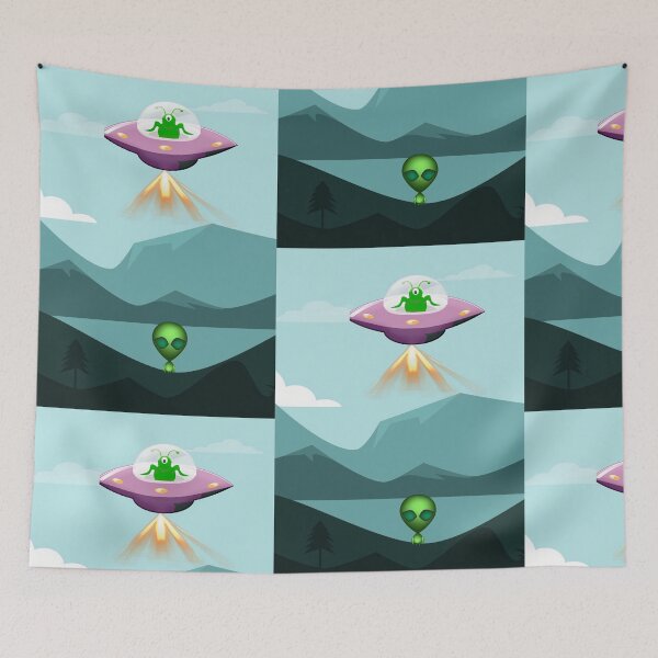 Item preview, Alien exploring the earth designed and sold by Maquilante.
