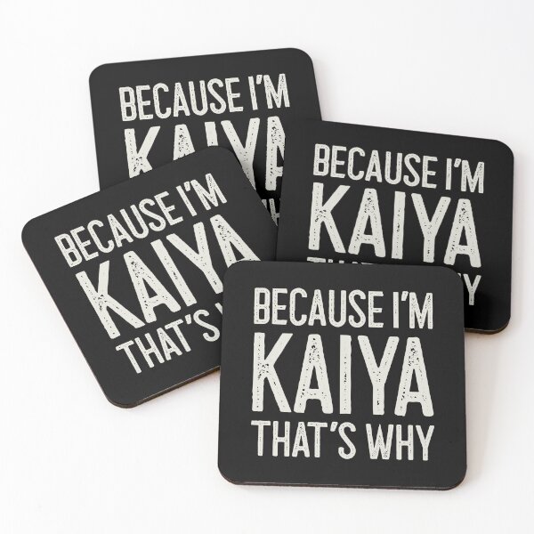 Item preview, Because I’m Kaiya That’s Why Funny Personalized Name designed and sold by MariosNydras.