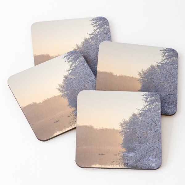 Item preview, Light through the winter fog on the Huron River, Bandemer Park, Ann Arbor, Michigan designed and sold by Daniel Arthur Brown Photography.