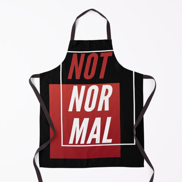 Item preview, Not Normal big font quote designed and sold by MAD-STREETWEAR.