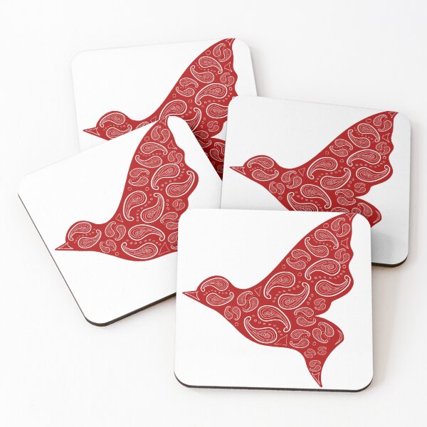 Item preview, Paisley Sparrow - Red designed and sold by Quincy Follweiler.