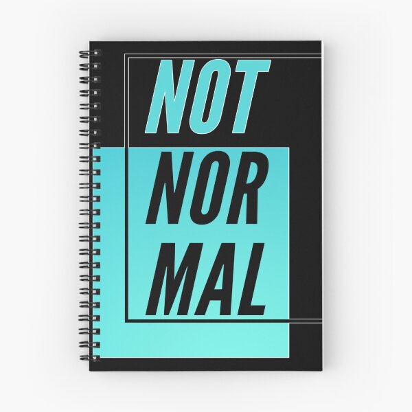 Item preview, Not Normal big font funny quote designed and sold by MAD-STREETWEAR.