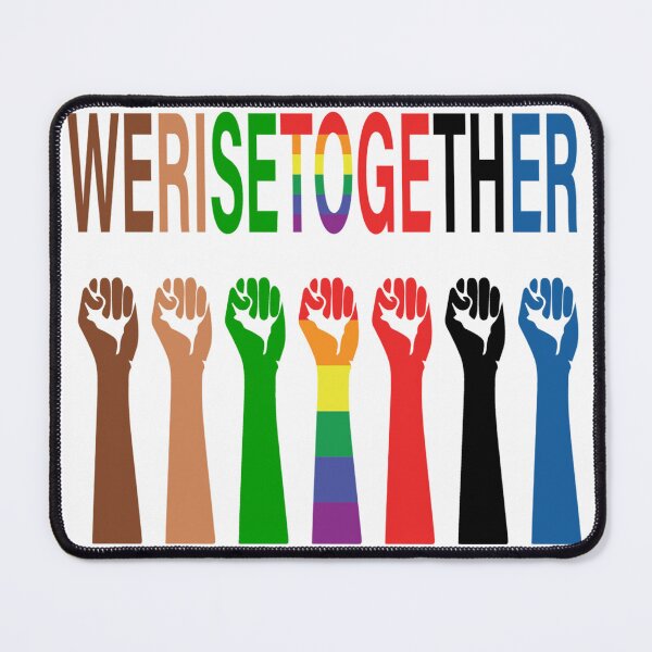 Item preview, We Rise Together  - Gay Pride designed and sold by MauveMoves.