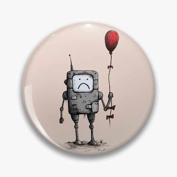 Artikelvorschau, Alles ist kalt II - Farbabbildung eines traurigen Roboters. entworfen und verkauft von CorvinnusBlood.