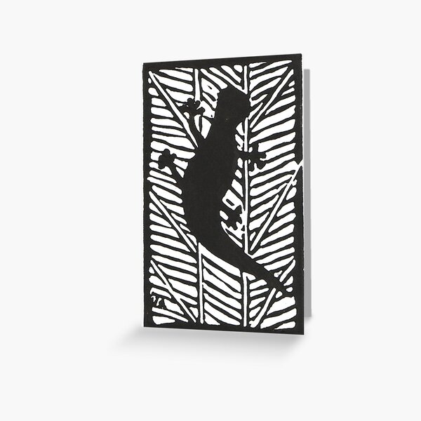 Gecko Greeting Card