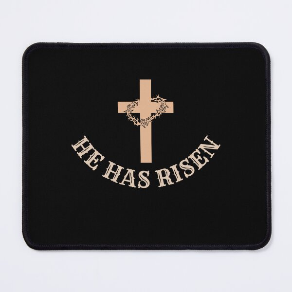 Item preview, He has risen Happy Easter resurrection Sunday - Happy Easter Christmas Xmas - Jesus cross our Savior designed and sold by Marina  Nagi (Inspire Ville).