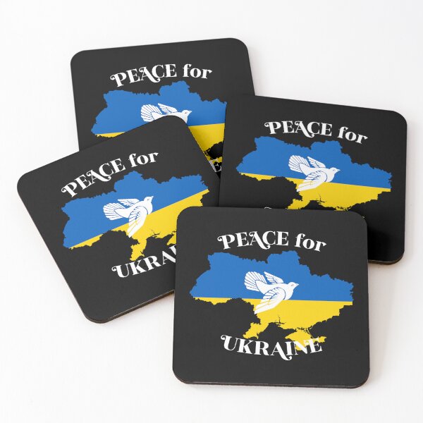 Item preview, Support to make Peace Not War, Dove over Ukraine Flag designed and sold by Karo Art.