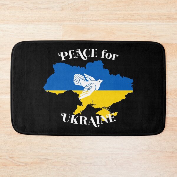Item preview, Support to make Peace Not War, Dove over Ukraine Flag designed and sold by Karo Art.