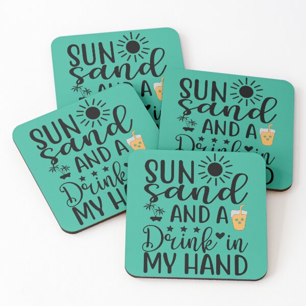 Item preview, SUN SAND AND A DRINK IN MY HAND designed and sold by KelliesCorner.