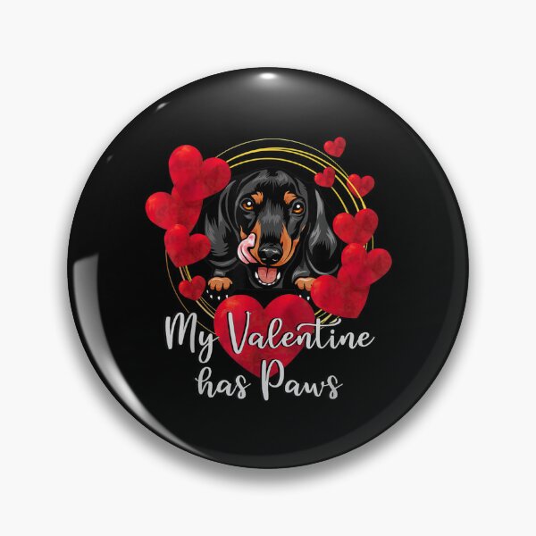 Item preview, My Valentine Has Paws Dog Mama Dachshund Dog Mom Fur Mama  designed and sold by wendyy88.