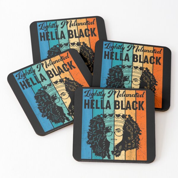 Item preview, Lightly Melanated Hella Black History Melanin African Pride  designed and sold by aprilsav.