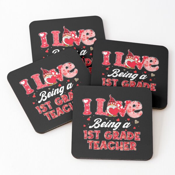 Item preview, Funny Gnome I Love Being A 1st Grade Teacher Valentines Day  designed and sold by wendyy88.