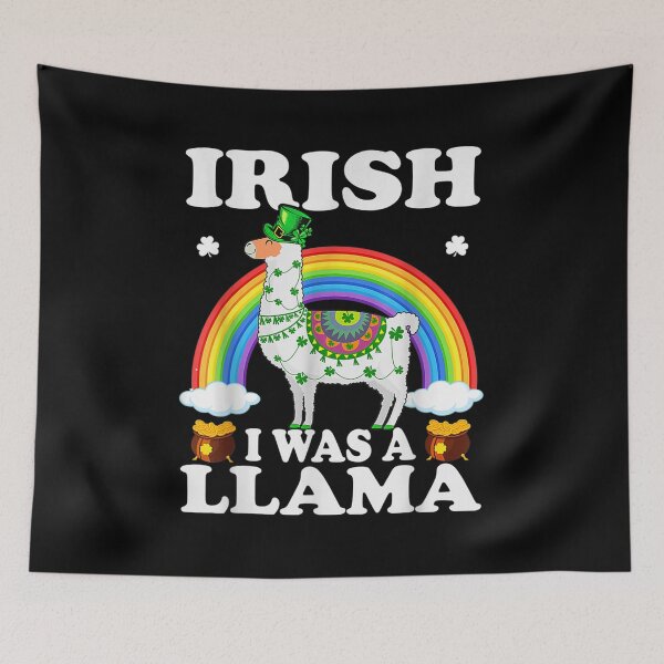 Item preview, Irish I Was A Llama Leprechaun Hat Llama St Patrick's Day  designed and sold by aprilsav.