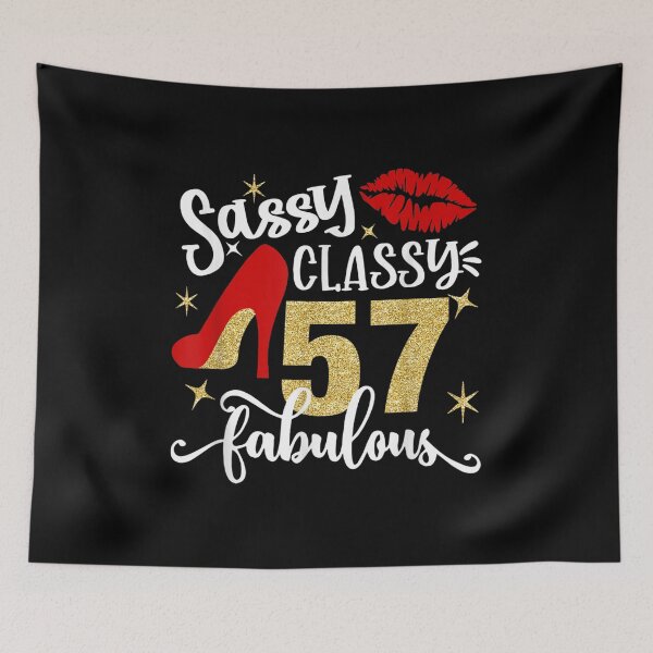 Item preview, Sassy Classy 57 Fabulous 57th Birthday Party Decorations  designed and sold by brita797.