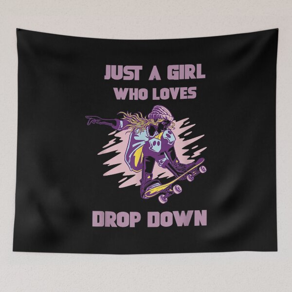 Item preview, Funny Just A Girl Who Loves Drop Down  designed and sold by wendyy88.
