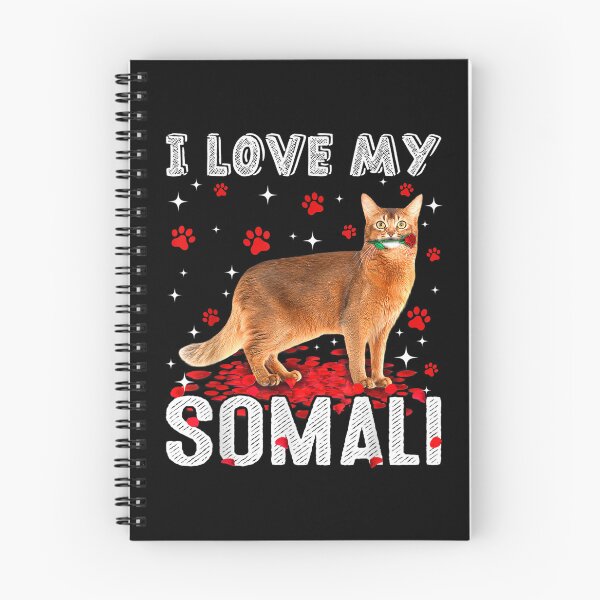 Item preview, Funny I Love My Somali Valentine Cat Lover  designed and sold by aprilsav.
