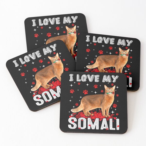 Item preview, Funny I Love My Somali Valentine Cat Lover  designed and sold by aprilsav.