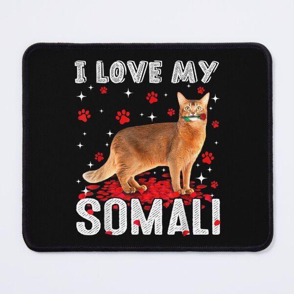 Item preview, Funny I Love My Somali Valentine Cat Lover  designed and sold by aprilsav.