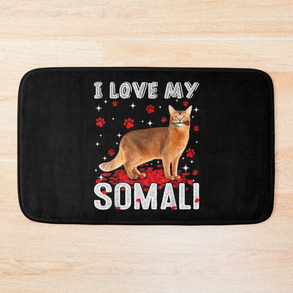 Item preview, Funny I Love My Somali Valentine Cat Lover  designed and sold by aprilsav.