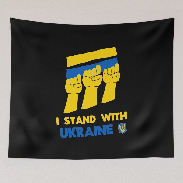Item preview, I Stand For Ukraine, United We Support Peace designed and sold by Karo Art.