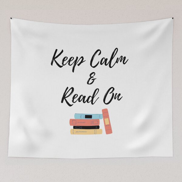 Item preview, keep calm and read on designed and sold by travelnerd.