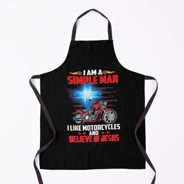 Item preview, I'm A Simple Man I Like Motorcycles Believe In Jesus designed and sold by wendyy88.