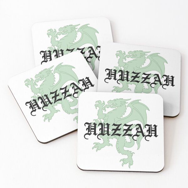 Item preview, Huzzah Heraldic Dragon in Green designed and sold by geekymindus.