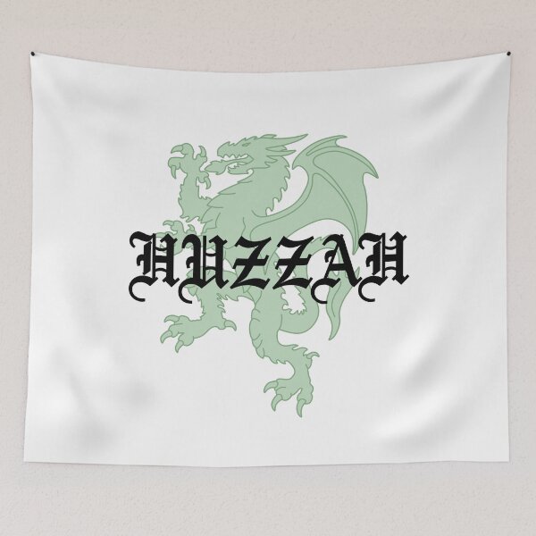 Item preview, Huzzah Heraldic Dragon in Green designed and sold by geekymindus.