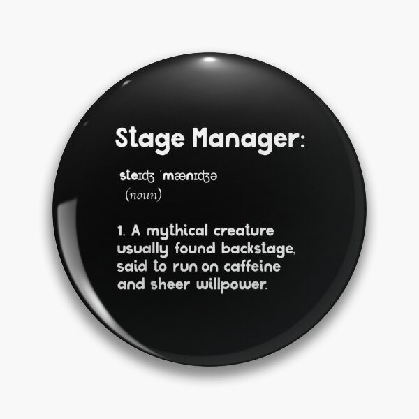 Item preview, Stage Manager Definition Funny Theater Christmas Gift  designed and sold by aprilsav.