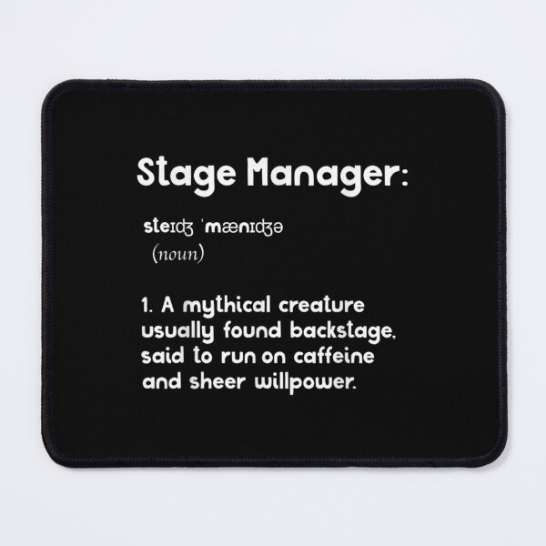 Item preview, Stage Manager Definition Funny Theater Christmas Gift  designed and sold by aprilsav.