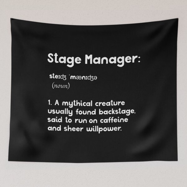 Item preview, Stage Manager Definition Funny Theater Christmas Gift  designed and sold by aprilsav.