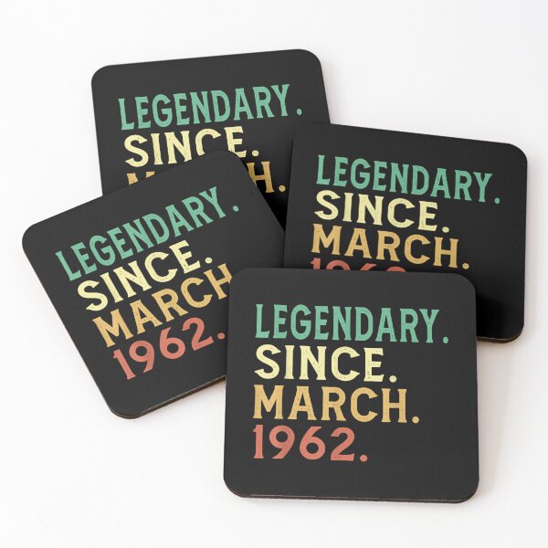 Item preview, 60 Year Old Vintage Legendary Since March 1962 60th Birthday  designed and sold by wendyy88.