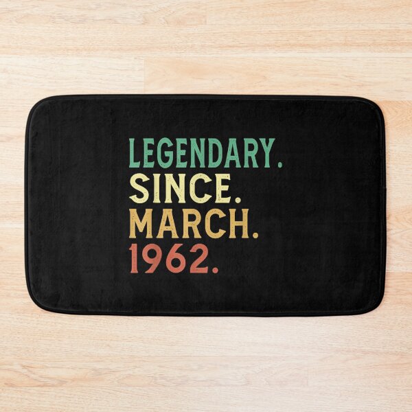 Item preview, 60 Year Old Vintage Legendary Since March 1962 60th Birthday  designed and sold by wendyy88.