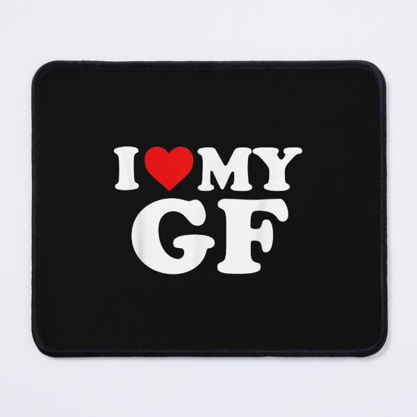 Item preview, I Love My Gf Girlfriend Red Heart  designed and sold by aprilsav.