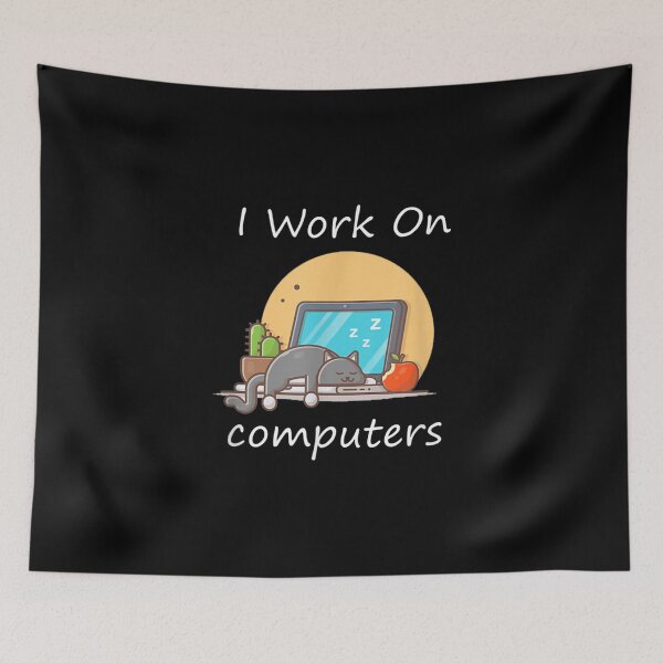 Item preview, I Work On Computers  designed and sold by brita797.