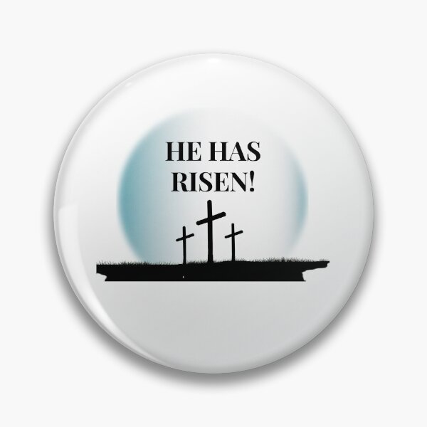 Item preview, He has risen Happy Easter resurrection Sunday - Happy Easter Christmas Xmas - Jesus cross our Savior designed and sold by Marina  Nagi (Inspire Ville).