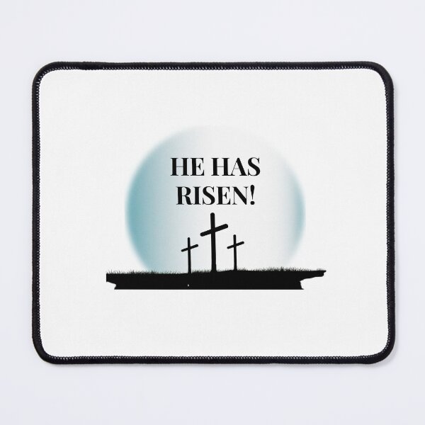 Item preview, He has risen Happy Easter resurrection Sunday - Happy Easter Christmas Xmas - Jesus cross our Savior designed and sold by Marina  Nagi (Inspire Ville).
