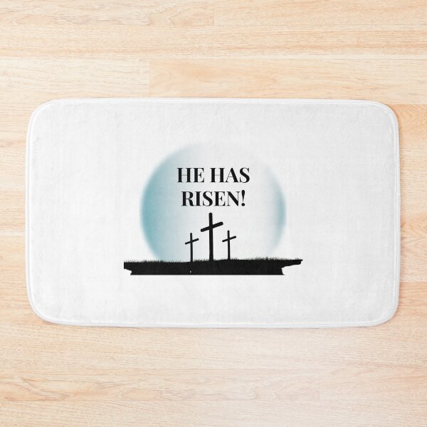 Item preview, He has risen Happy Easter resurrection Sunday - Happy Easter Christmas Xmas - Jesus cross our Savior designed and sold by Marina  Nagi (Inspire Ville).