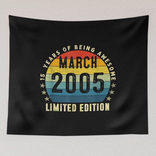 Item preview, 17 Year Old March 2005 Limited Edition 17th Birthday Gift  designed and sold by wendyy88.