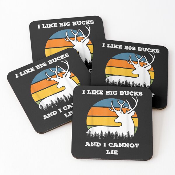 Item preview, Deer Hunting Funny Saying I Like Big Bucks And I Cannot Lie  designed and sold by aprilsav.