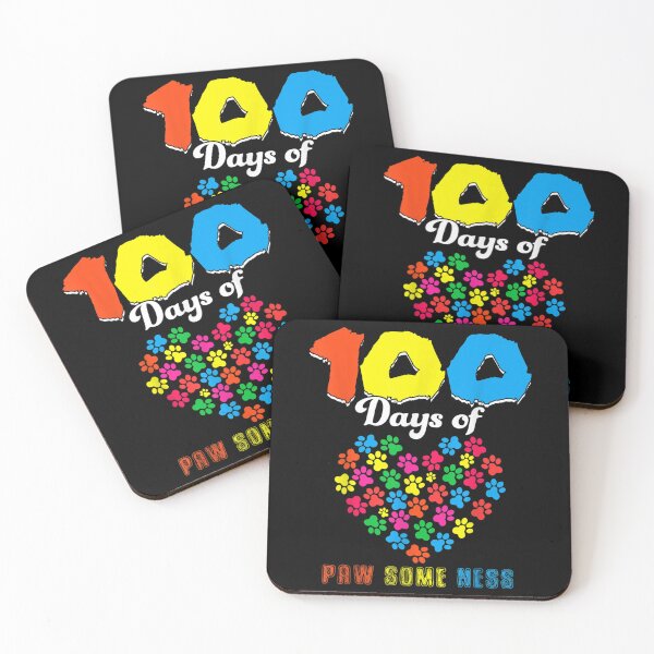 Item preview, Dog Paw 100 Days Of School Animal Lovers Funny Heart Educate  designed and sold by wendyy88.